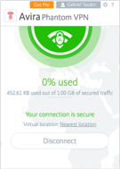 Avira Free Phantom VPN Mac Screenshot